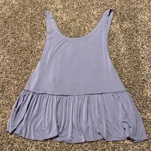 Blue/Purple Flowy Tank Top